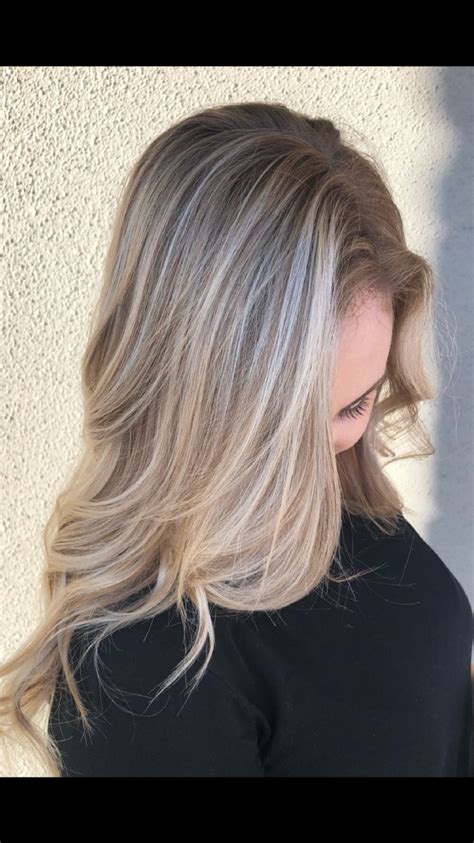 Rooted Blonde Balayage Blonde Hair Root Melt Summer Hair Balayage