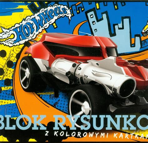 Blok Rysunkowy A Hot Wheels Z Kolorowymi Kartkami Kartek Pomaranczowy Amazon De B Cher