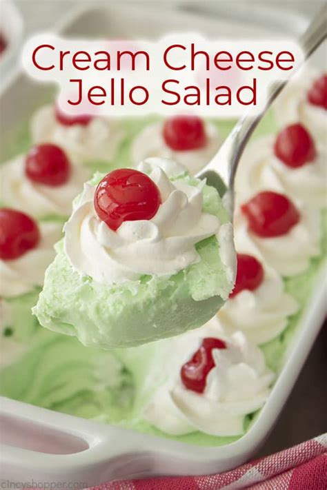 Cream Cheese Jello Salad - CincyShopper