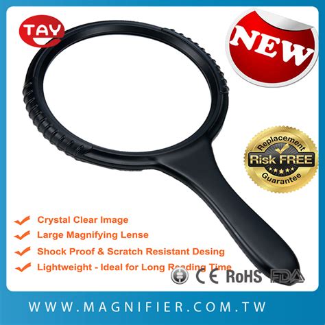 Large Handheld Reading Magnifier Low Vision Aids