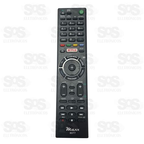 Controle Remoto Sony Smart Netflix Maxx 8055