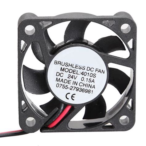 4010S 24V Soğutucu 40x10mm Fırçasız DC Fan 7 Blades Mini Soğutma