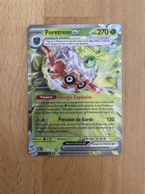 Carte Pok Mon Foretress Ex T Racristal Ev Evolution Pald A