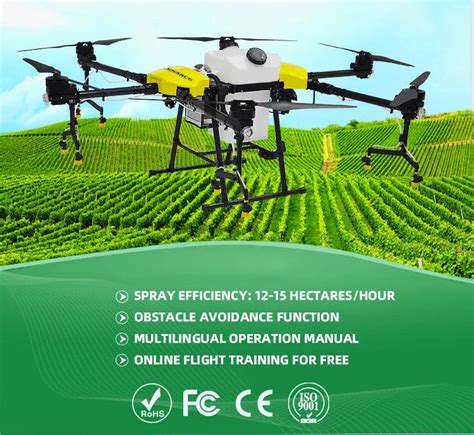 L Agriculture Drone Sprayer Uav Fumigation Drones For Pesticides Crop