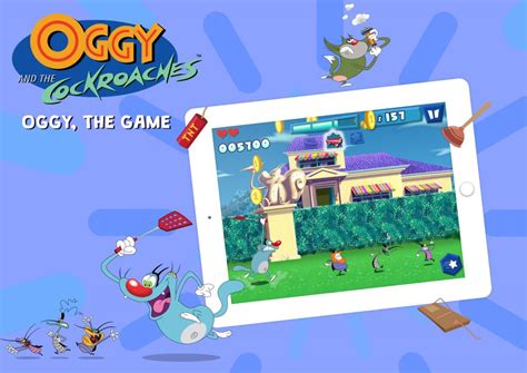 App – Oggy and the Cockroaches, the game – Xilam animation