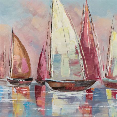 Regatta In BuntDefault Title In 2023 Kunsttechnik Idee Farbe