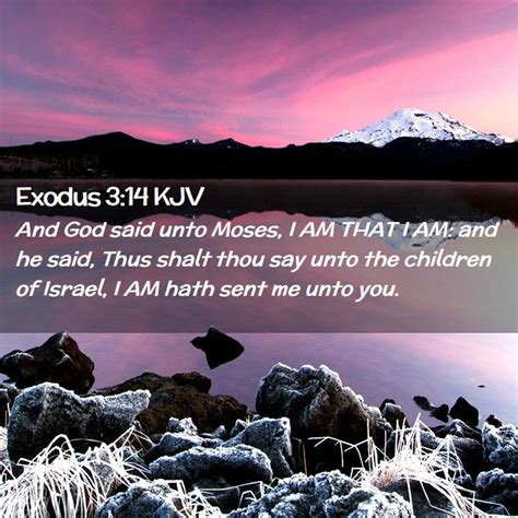 Exodus 3:14 KJV Bible Verse Images