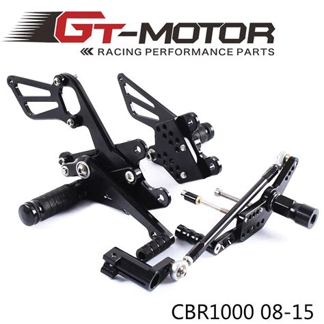 Gt Motor Full Cnc Aluminum Motorcycle Rearsets Rear Set For Honda