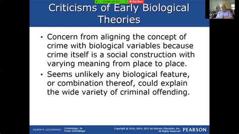 Criminology 3e Chapter 3 Lecture Part 3 Youtube