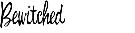 Bewitched font download - Famous Fonts