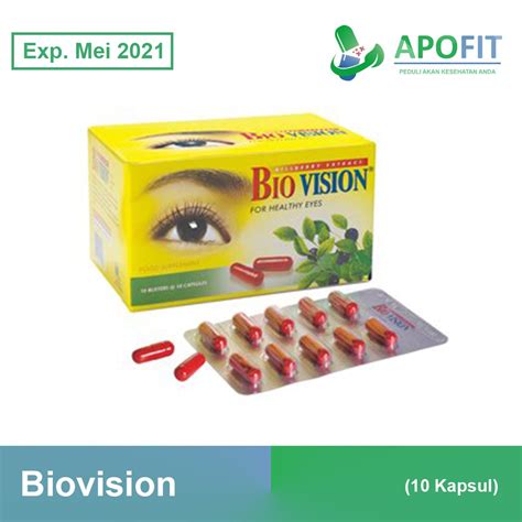 Jual Sale Biovision Vitamin Mata Expired Mei Strip