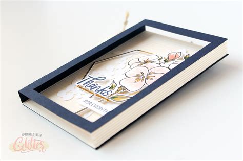 How To Create A Shadow Box Book Card — Sprinkled With Glitter