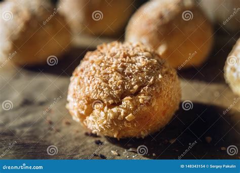 Round Buns Made From Whole Wheat Flour And Curd Mixture Fresh Pastries