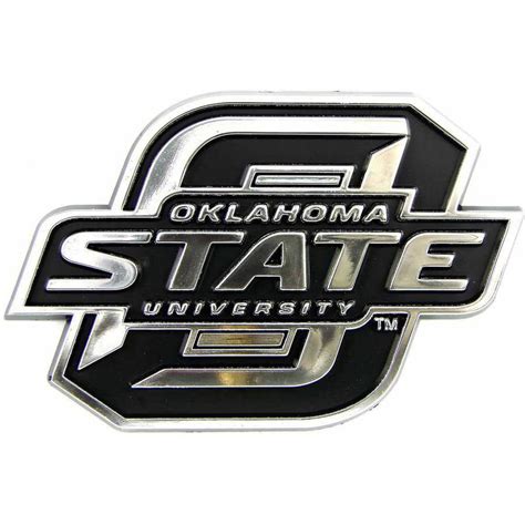 Generic - NCAA Oklahoma State Chrome Emblem - Walmart.com - Walmart.com