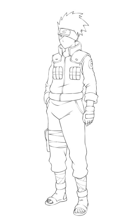 Kakashi Para Colorir - Desenhos de Kakashi para Colorir - 50 imagens para impressão gratuita