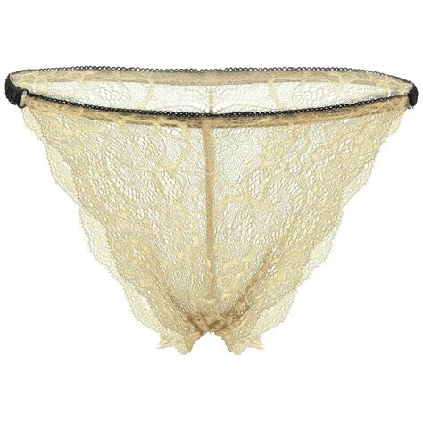 Women Swimsuit Sheer Mesh Strapless Bandeau Bikini Bra Tops With Thongs Swimwear EBay