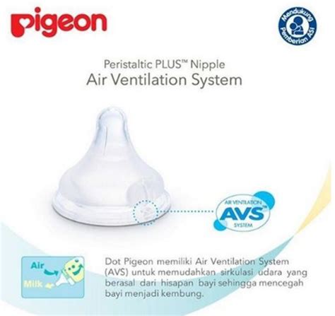 Jual Pigeon Peristaltic Plus Wide Neck Nipple Double Pack Box Isi Di