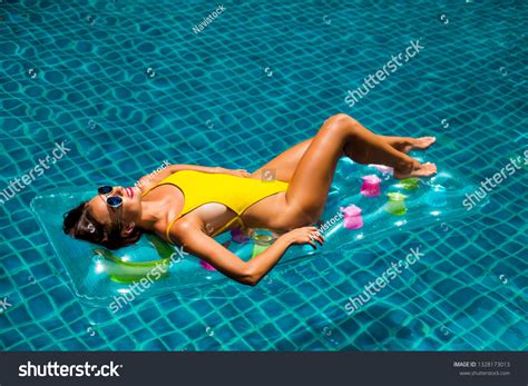 Gorgeous Beautiful Lady Sexy Yellow Bikini Stock Photo Shutterstock