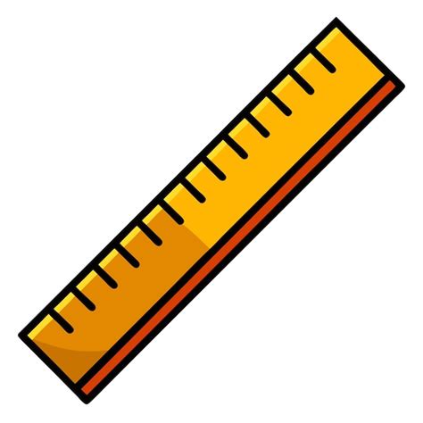 ruler clipart vector art  illustration premium ai generated vector