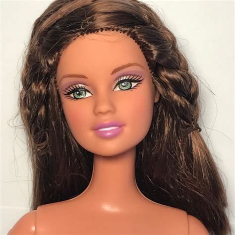 Nude Barbie 2006 Teresa Cat Mika Set Brunette Jointed Doll K2771 For OOAK EBay