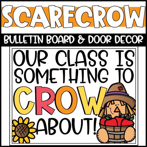 Fall Scarecrow Bulletin Board or Door Decoration - Etsy