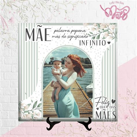 Azulejo Dia Das Maes - Azulejo Personalizado para o Dia das Mães | Elo7