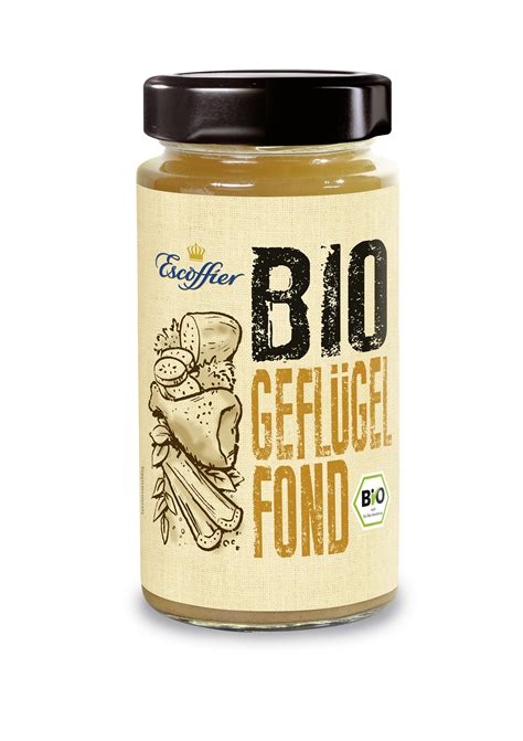 Escoffier Bio Fonds Im 400 Ml Glas