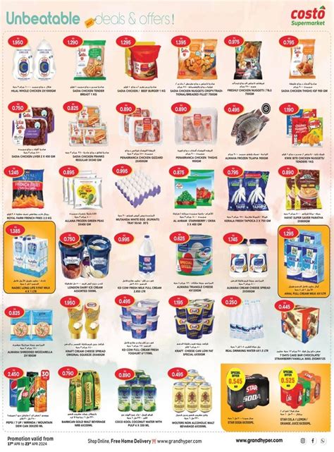 Costo Supermarket Kuwait Unbeatable Deals 17-23 April 2024