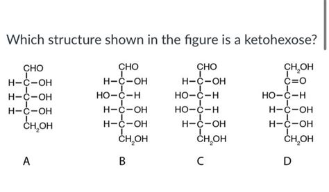 Solved Which structure shown in the figure is a ketohexose? | Chegg.com