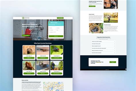 Best Pest Control Service Lead Generation Landing Page - LandingLayouts