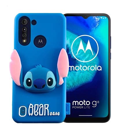 Funda Stitch Moto G8 Power Lite Cordon Case Stitch Motorola Meses Sin