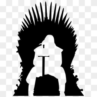 Game Of Thrones Silhouette Iron Throne Eddard Stark - Vector Game Of ...