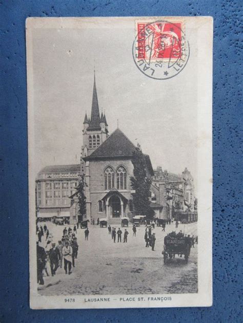 AK VD LAUSANNE PLACE ST FRANCOIS BEAUREGARD BIER WERBUNG1928 Kaufen