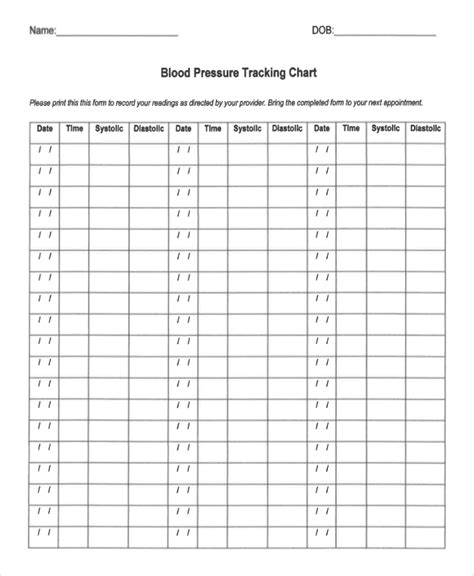 Blood Chart - 9+ Examples, Format, Pdf, Tips