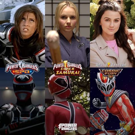 The Red Ranger Girls On Tv Series ©️ Power Rangers Brasil R Powerrangers