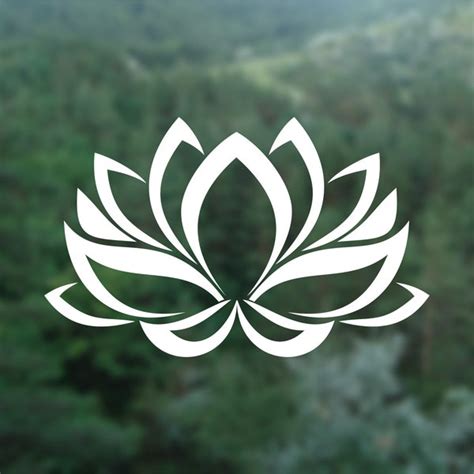 Lotus Decal Etsy