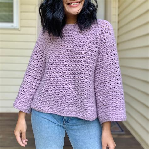 Crochet A Sweater A Cute Quick And Easy Pattern KnitcroAddict