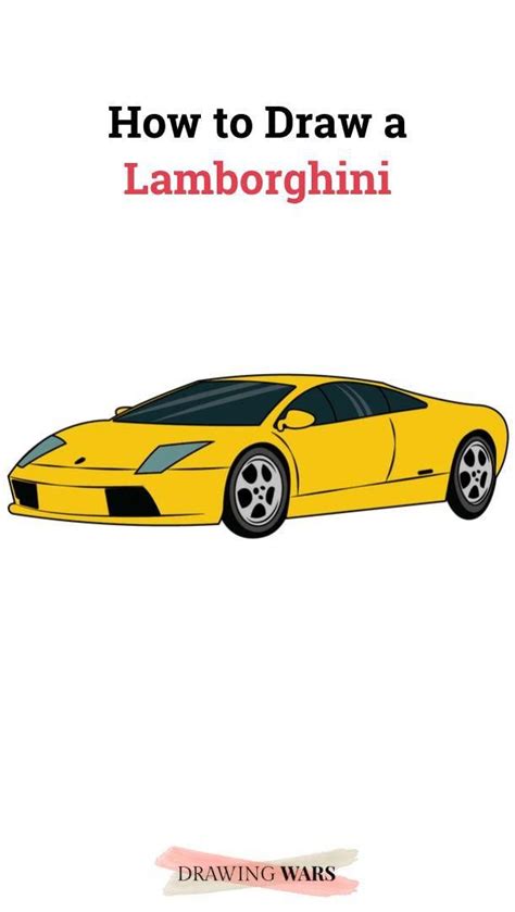 How to draw a lamborghini step by step – Artofit