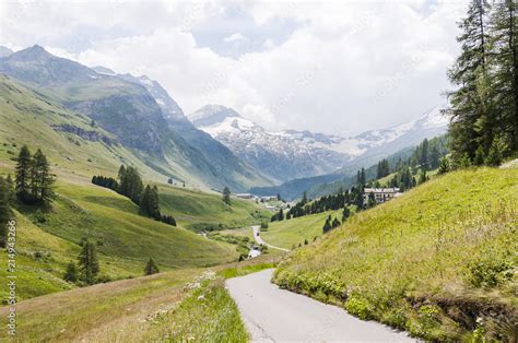 Sils Val Fex Fextal Fexgletscher Wanderweg Alpen Oberengadin