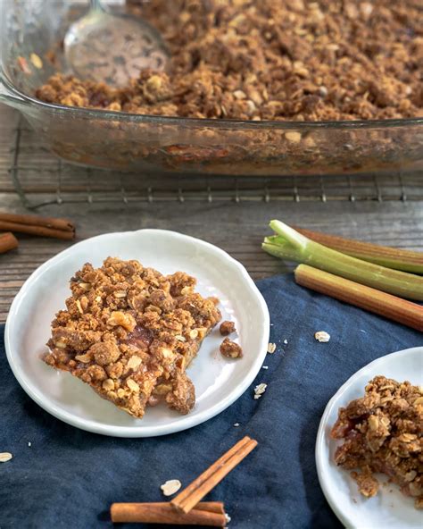 Best Rhubarb Crunch Recipe (Old-Fashioned Dessert) - Hostess At Heart