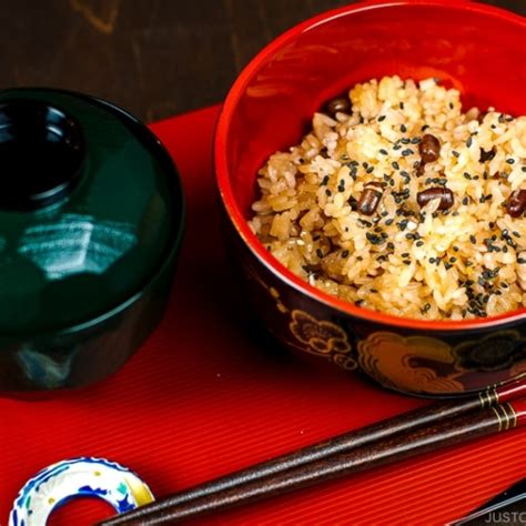 Sekihan Japanese Azuki Bean Rice 赤飯 • Just One Cookbook