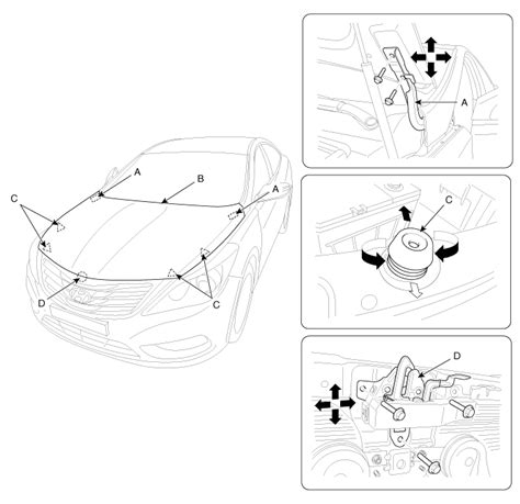 Hyundai Azera Repair Procedures Hood Body Interior And Exterior