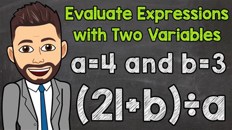 Evaluating Expressions With Two Variables Math With Mr J Youtube