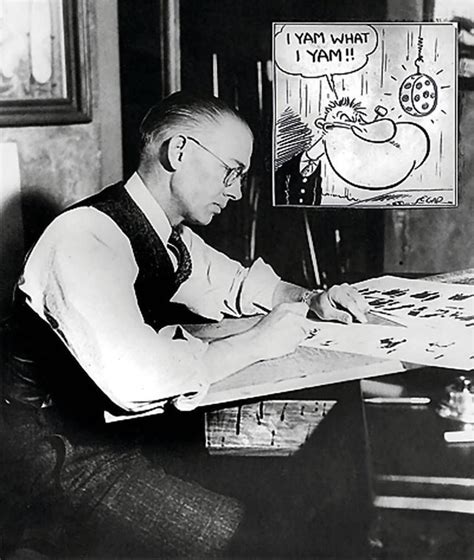 E. C. Segar, creator of Popeye, in the 1930s. Today is the 100th ...