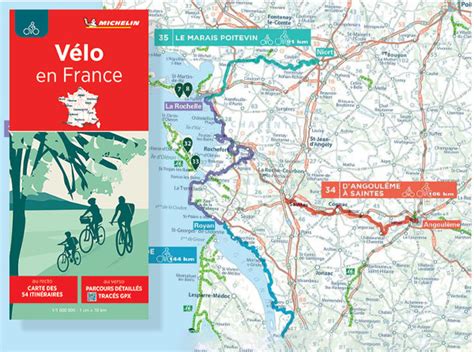 Découvrir la France à vélo avec la carte Michelin Vélo en France