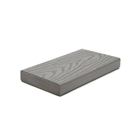 Trex Select 16 Ft Pebble Grey Square Composite Deck Board In The Composite Deck Boards