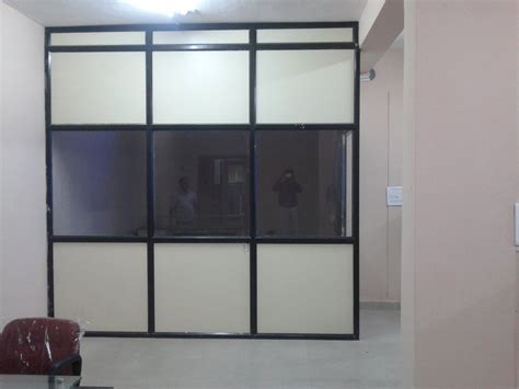 Decorative Gray Aluminum Office Partition At Rs 195 Sq Ft In Hyderabad Id 23675226497