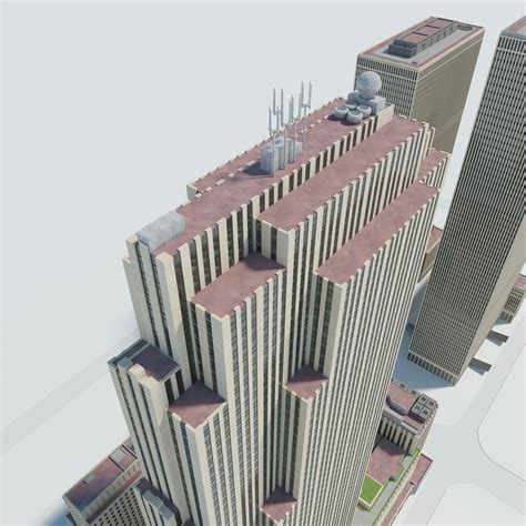 Rockefeller Center 3d Buildings 3d Model Cgtrader