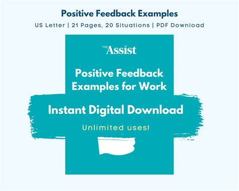 Positive Feedback Examples for Work Employee Engagement, Employee ...