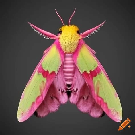 Rosy Maple Moth Cute